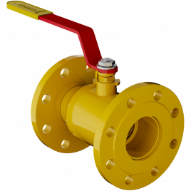 Кран шаровой газовый 11с67п GAS PRO 2ЦФ.00.1 ст. 20 Ду 20-250 фланцевый стандартнопроходной с рукояткой