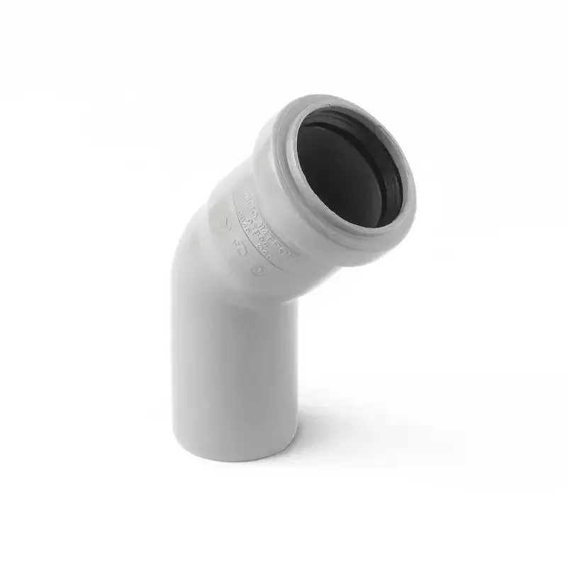 Отвод полипропиленовый 45 градусов DN 32-110 мм PRO AQUA Comfort фото 1